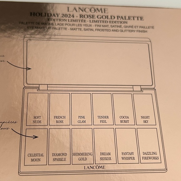 Lancôme 2024 holiday rose gold eyeshadow palette 15.6g - Picture 4 of 4
